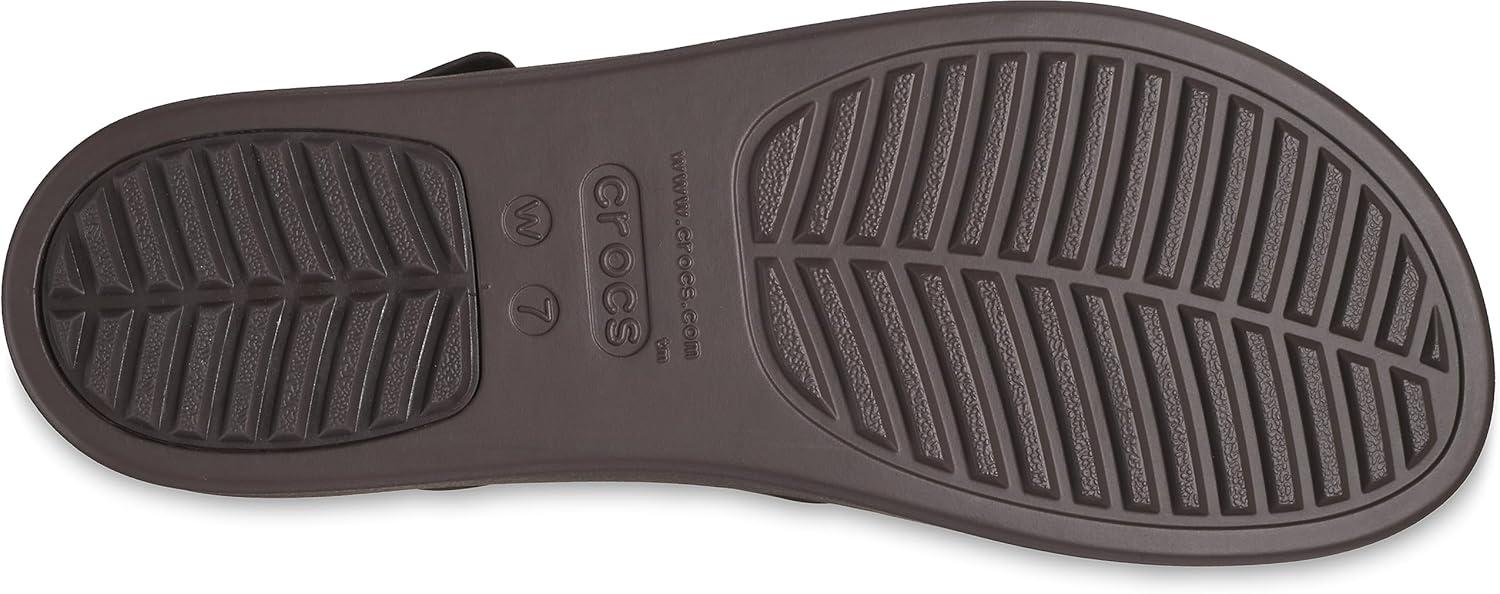 image:imageCrocs Womens Brooklyn Low Wedge SandalsEspresso