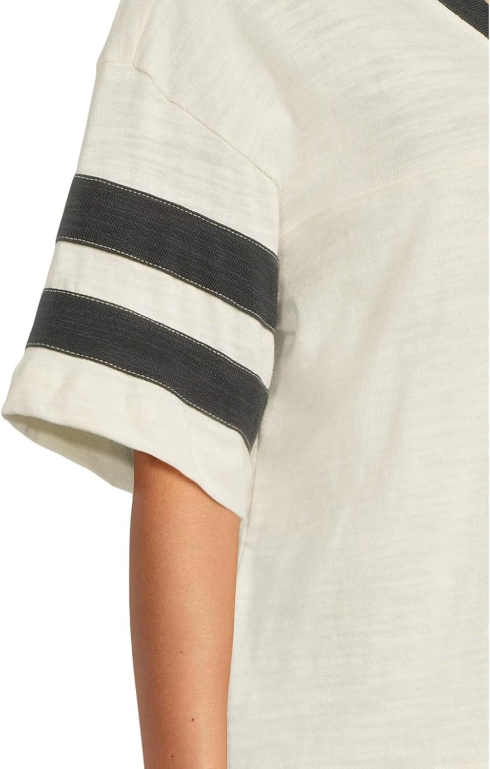 image:imageFaherty Womens Sunwashed Slub Varsity TeePhantom Varsity