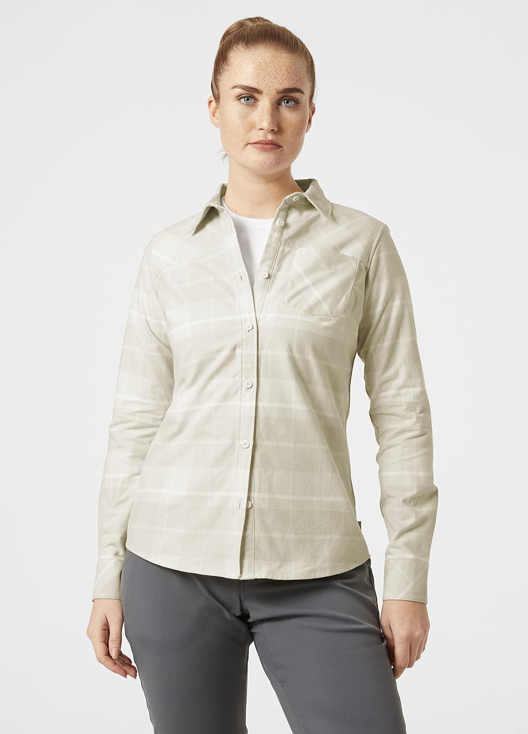 image:imageHellyHansen Womens Classic Check Ls Shirt047 Snow Skog Plaid