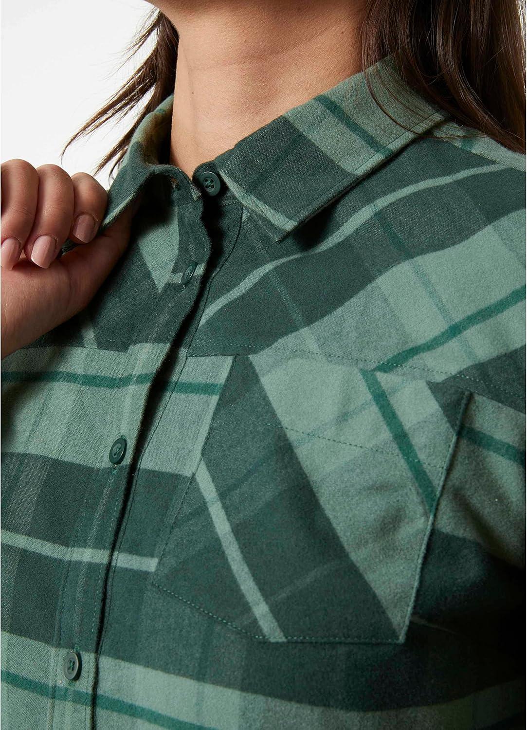 image:imageHellyHansen Womens Classic Check Ls Shirt495 Darkest Spruce