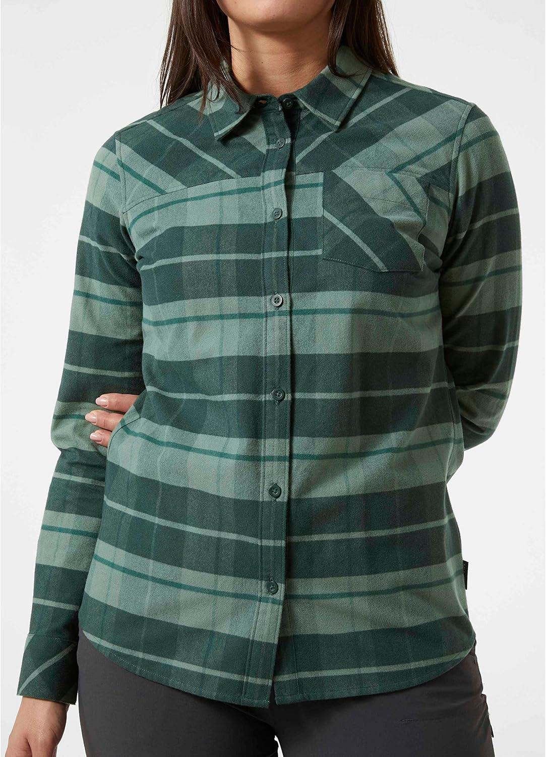 image:imageHellyHansen Womens Classic Check Ls Shirt495 Darkest Spruce