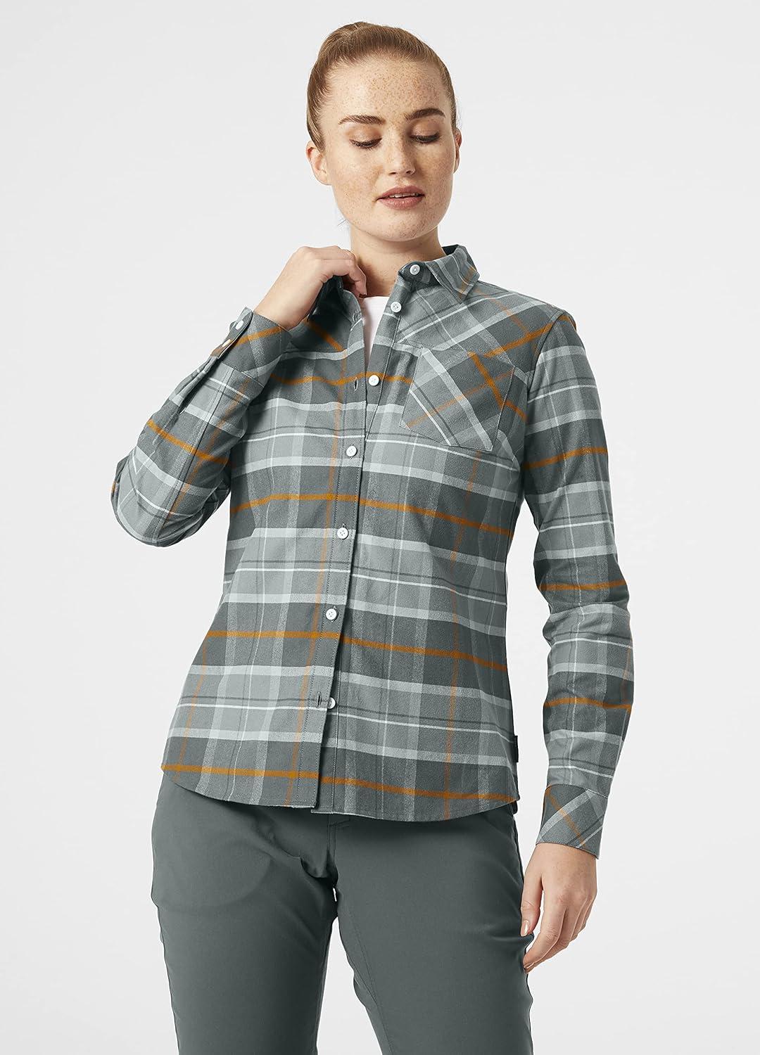 image:imageHellyHansen Womens Classic Check Ls Shirt591 Trooper Pine Plaid