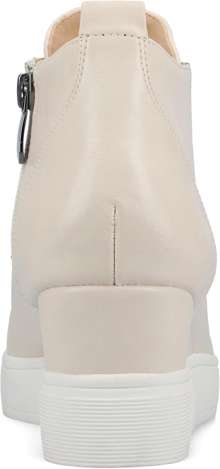 image:imageJournee Womens Laramie western cowgirl knee high boot stiletto heel stitching faux leather comfort system insoleBeige