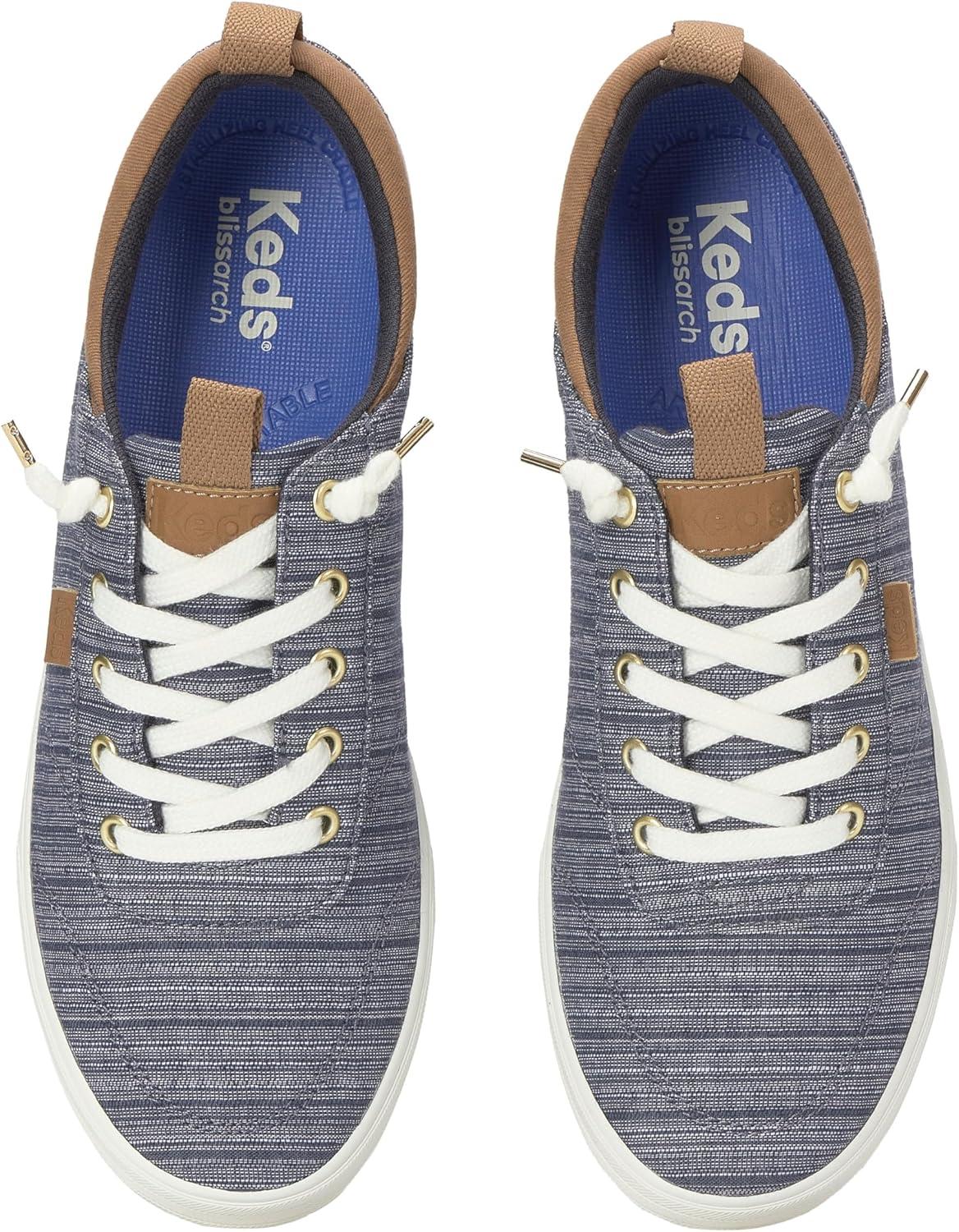 image:imageKeds Womens Center III SliponBlueStripe Chambray