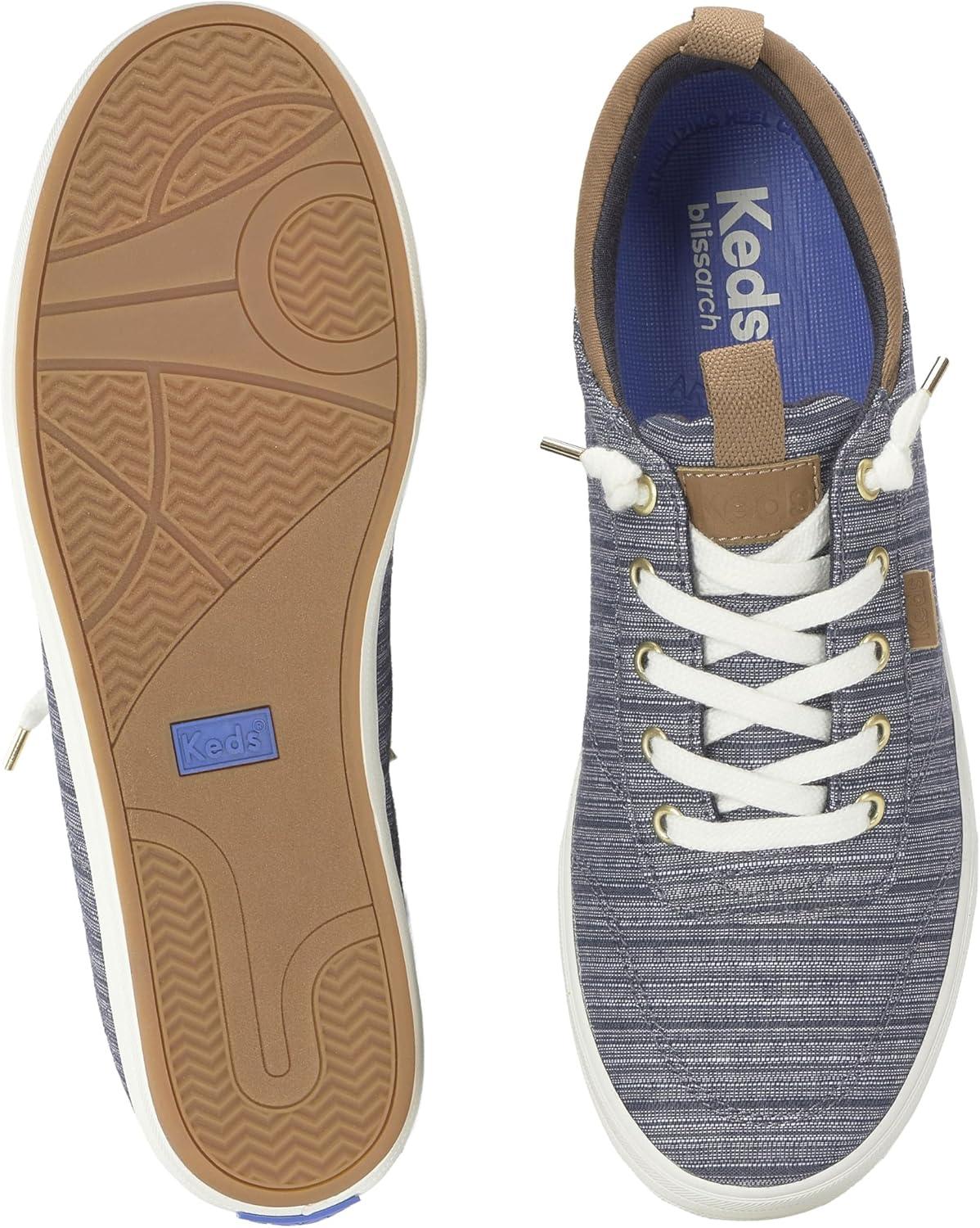image:imageKeds Womens Center III SliponBlueStripe Chambray