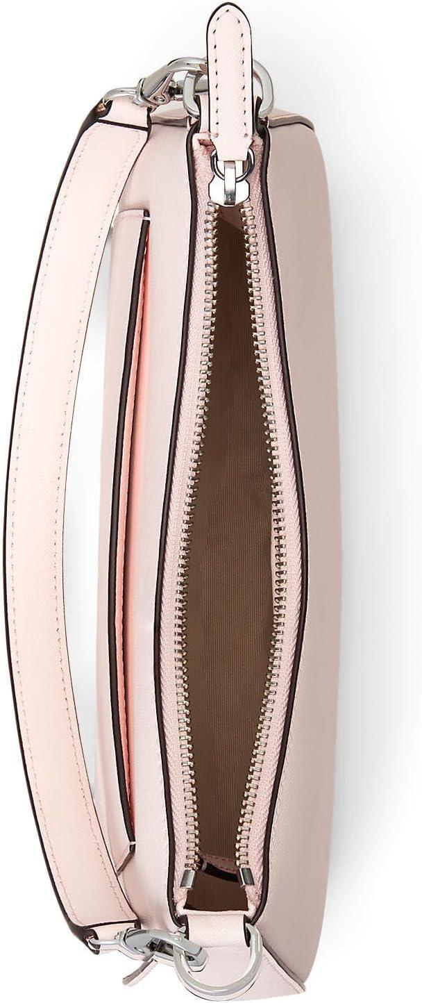 image:imageLauren Ralph Lauren Womens Crosshatch Leather Medium Danni BagPink