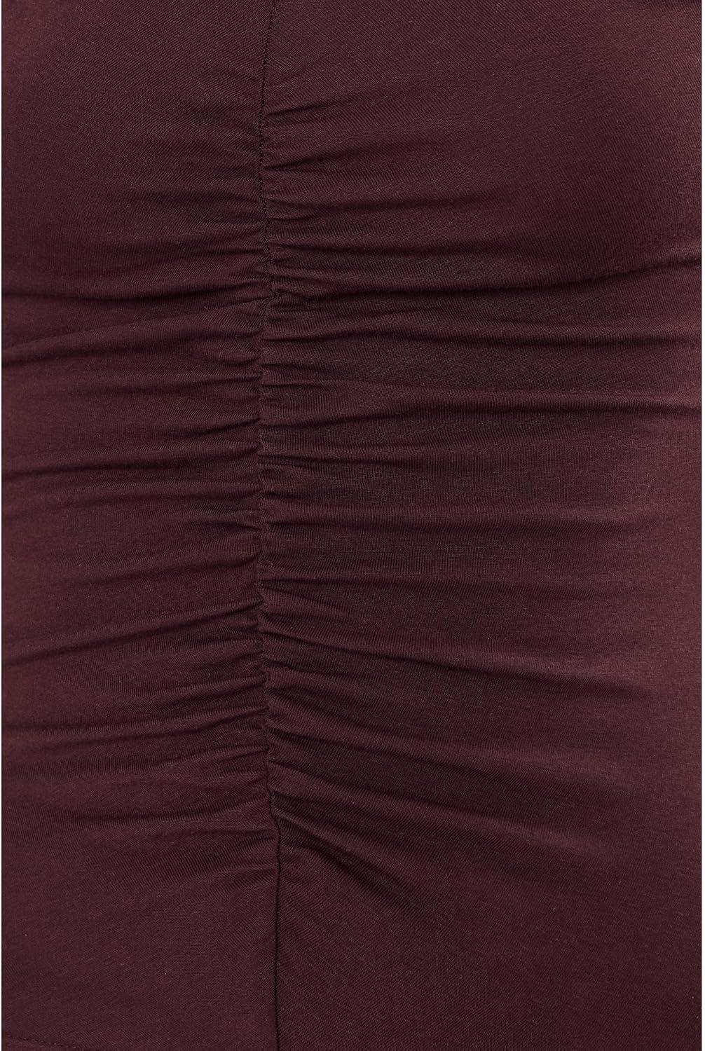 image:imageMadewell Womens Slinky VNeck TopDark Pomegranate