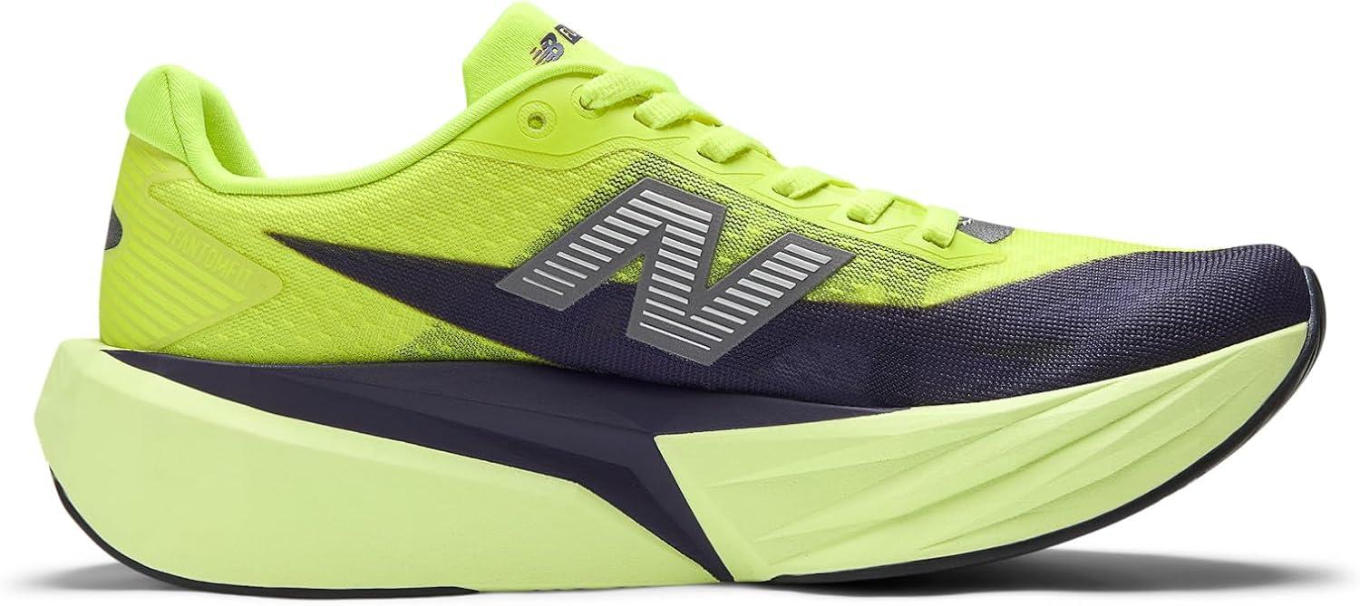 image:imageNew Balance Womens FuelCell Rebel V5 Running ShoesAlkaline GreenBoysenberry