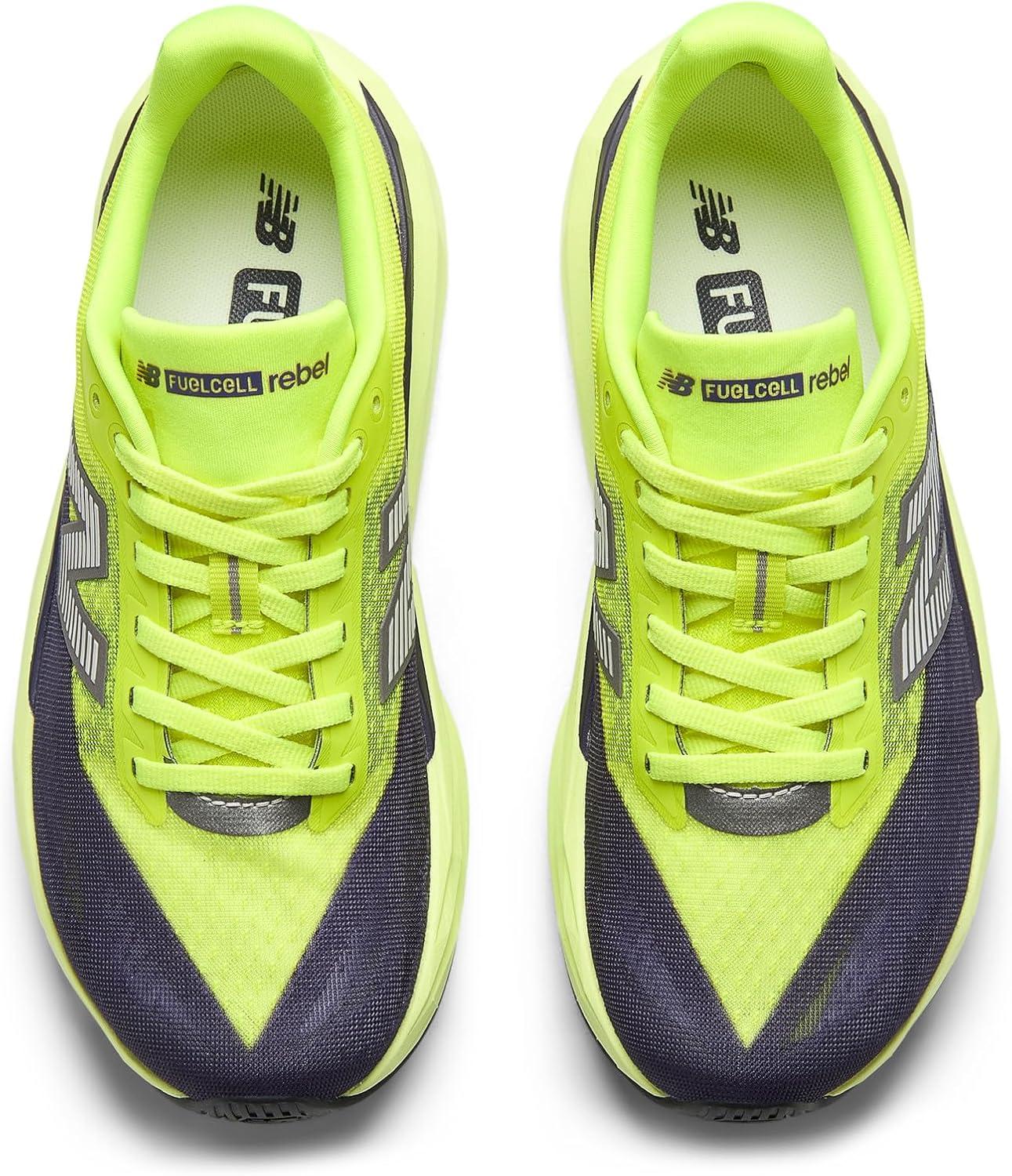 image:imageNew Balance Womens FuelCell Rebel V5 Running ShoesAlkaline GreenBoysenberry