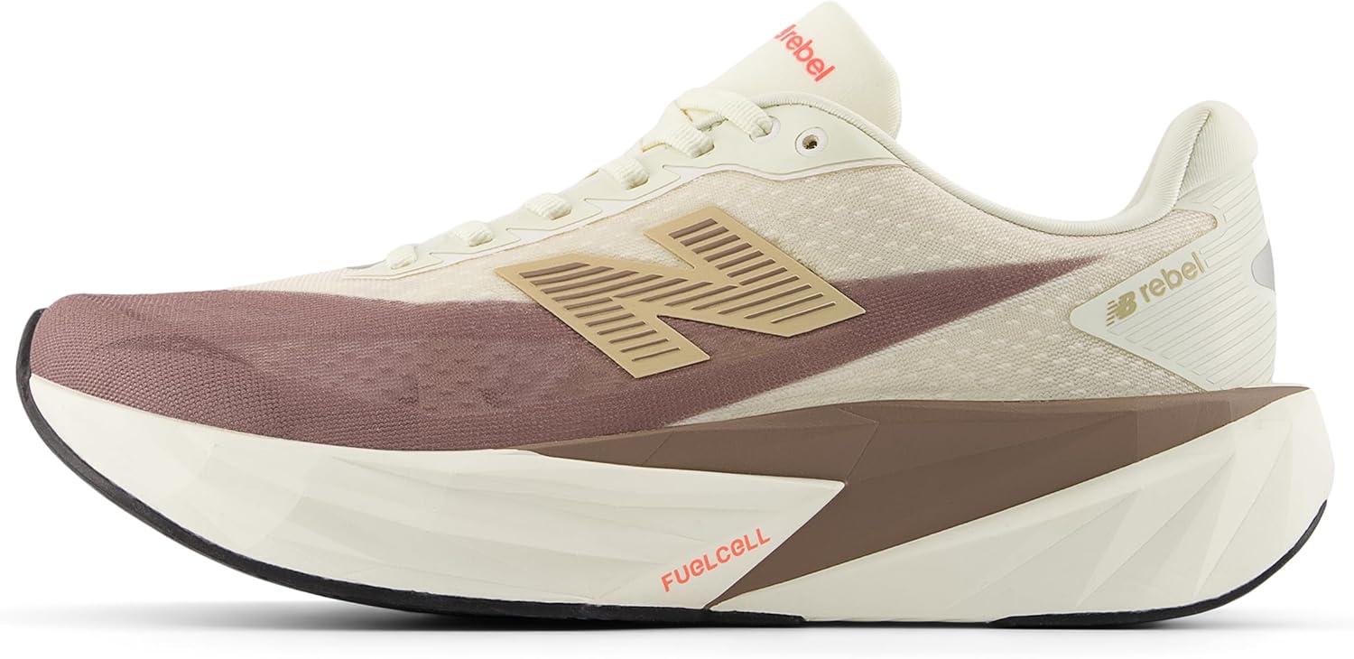 image:imageNew Balance Womens FuelCell Rebel V5 Running ShoesAngoraEarth ShadowSea Salt