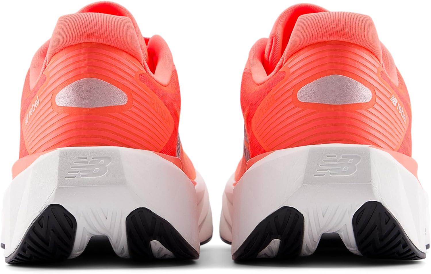 image:imageNew Balance Womens FuelCell Rebel V5 Running ShoesUrgent RedWhiteSilver Metallic