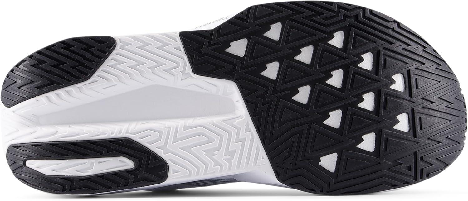 image:imageNew Balance Womens FuelCell Rebel V5 Running ShoesWhiteSilver MetallicBlack