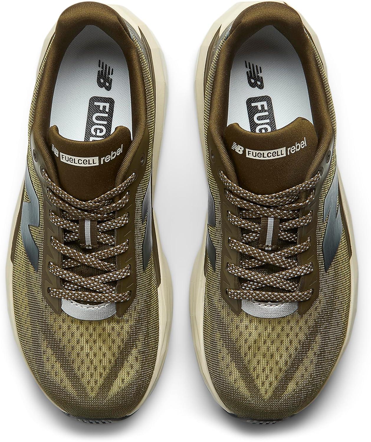 image:imageNew Balance Womens FuelCell Rebel V5 Running ShoesWoodlandShipyardSilver Metallic