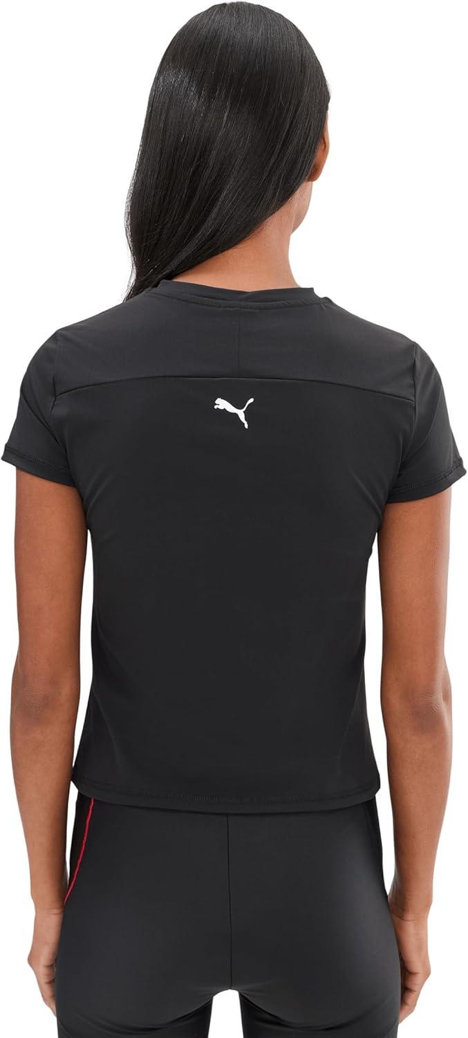 image:imagePuma Womens Dare to Slim Fit Half Zip Graphic TeePuma Black