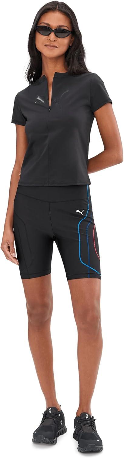 image:imagePuma Womens Dare to Slim Fit Half Zip Graphic TeePuma Black