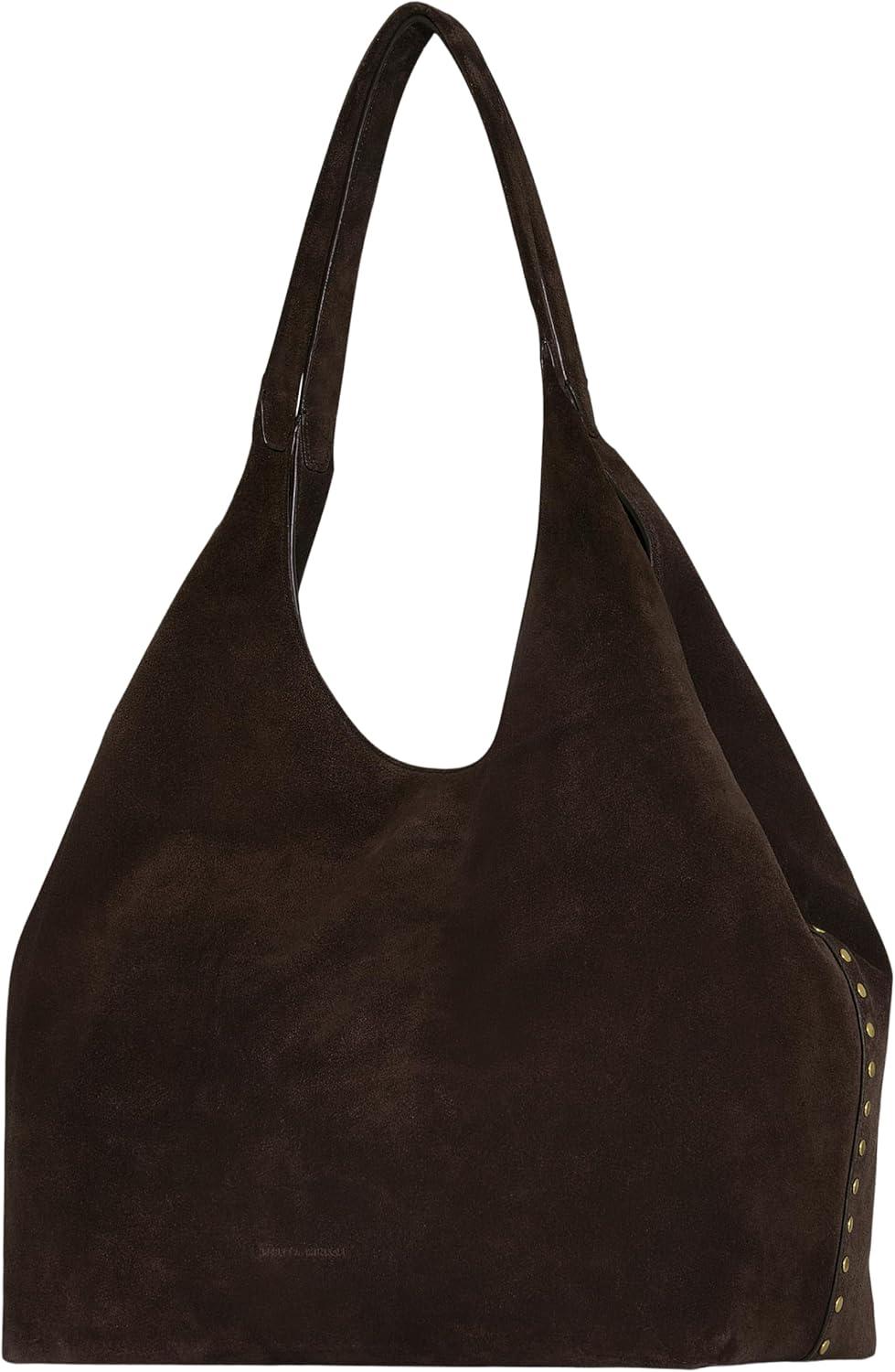 image:imageRebecca Minkoff Darren Shoulder Bag Womens Leather Carryall Handbag PurseFondant