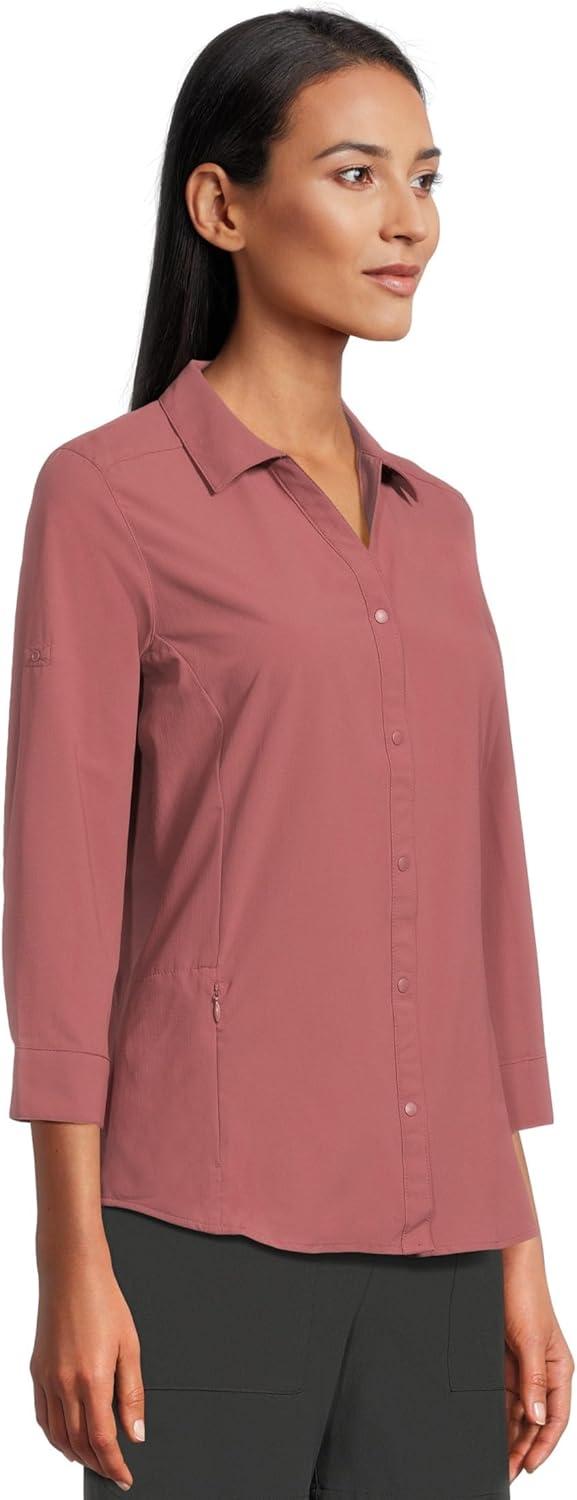 image:imageRoyal Robbins Womens Expedition Pro 34 SleeveWild Rhubarb