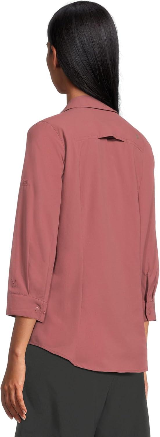 image:imageRoyal Robbins Womens Expedition Pro 34 SleeveWild Rhubarb