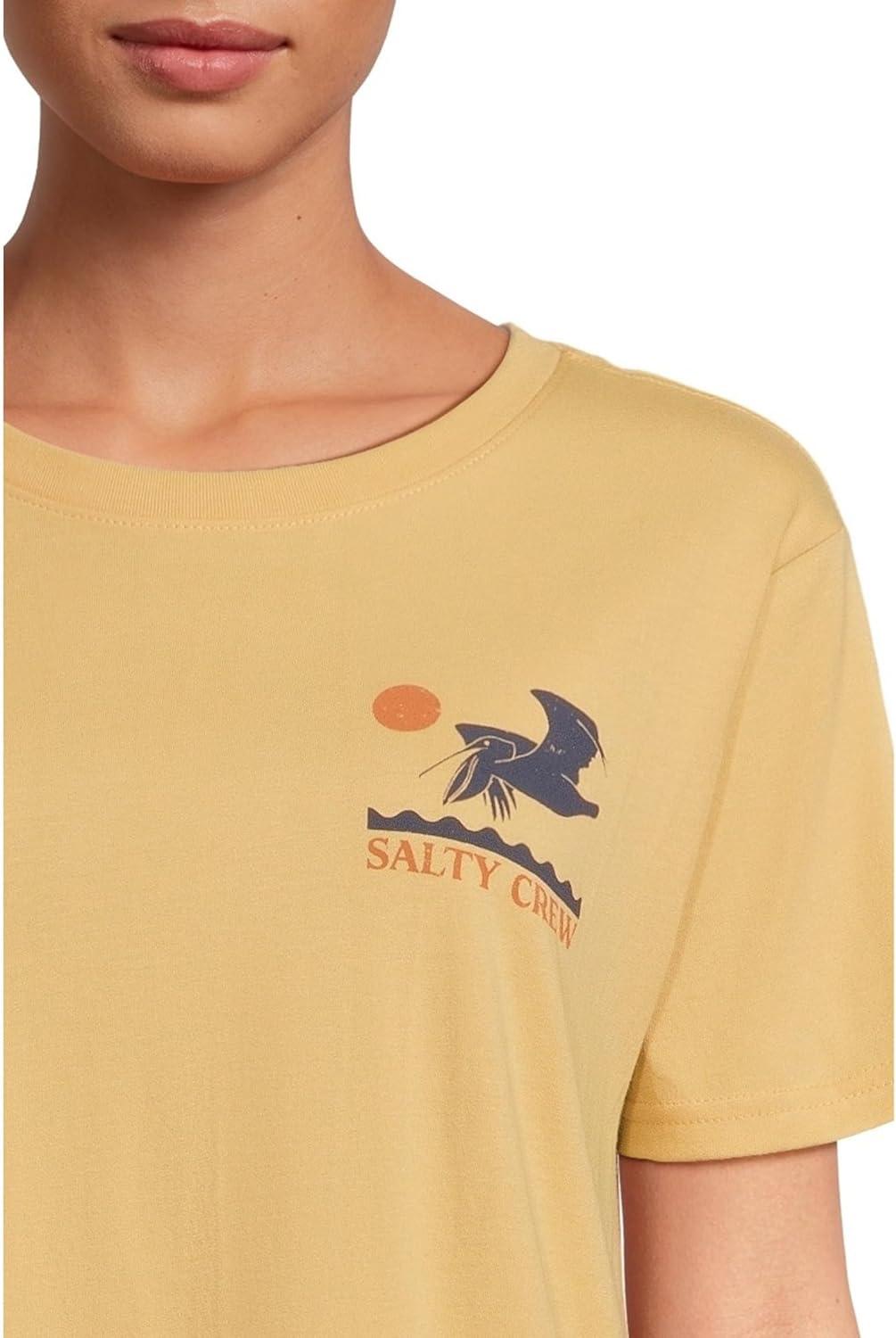 image:imageSalty Crew Womens Lunch Time Boyfriend TeeDusty Gold