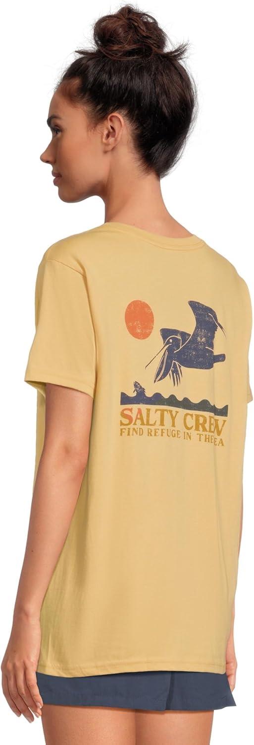image:imageSalty Crew Womens Lunch Time Boyfriend TeeDusty Gold