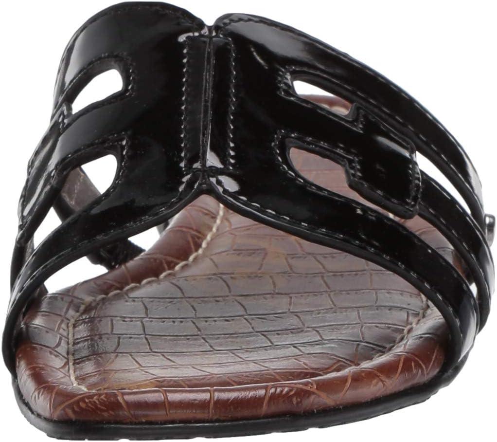 image:imageSam Edelman Womens Bay Flat SandalBlack Patent