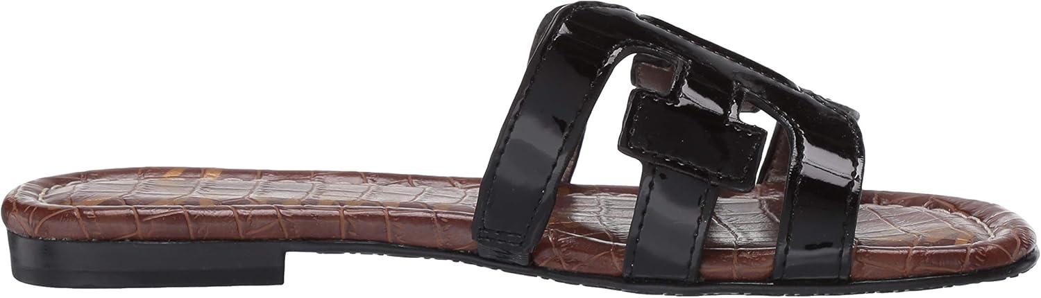 image:imageSam Edelman Womens Bay Flat SandalBlack Patent