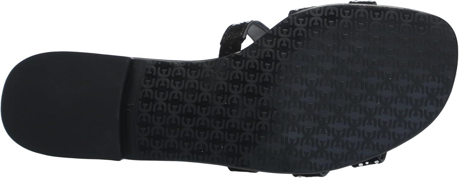 image:imageSam Edelman Womens Bay Flat SandalBlack Suede Gem