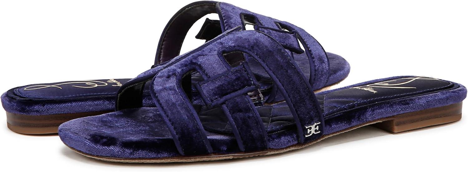 image:imageSam Edelman Womens Bay Flat SandalDark Winter Violet Velvet