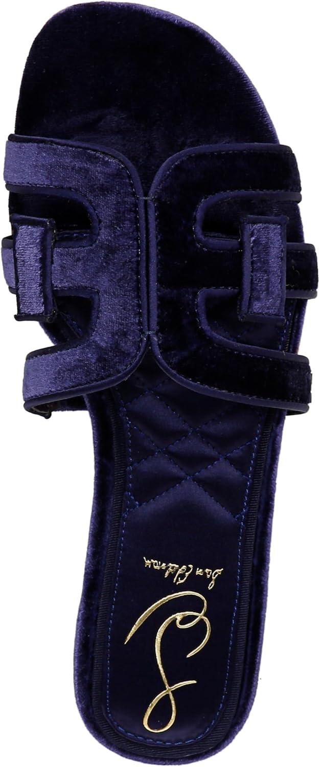 image:imageSam Edelman Womens Bay Flat SandalDark Winter Violet Velvet
