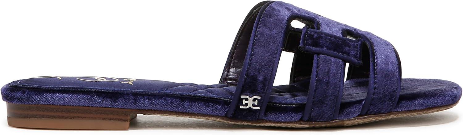image:imageSam Edelman Womens Bay Flat SandalDark Winter Violet Velvet