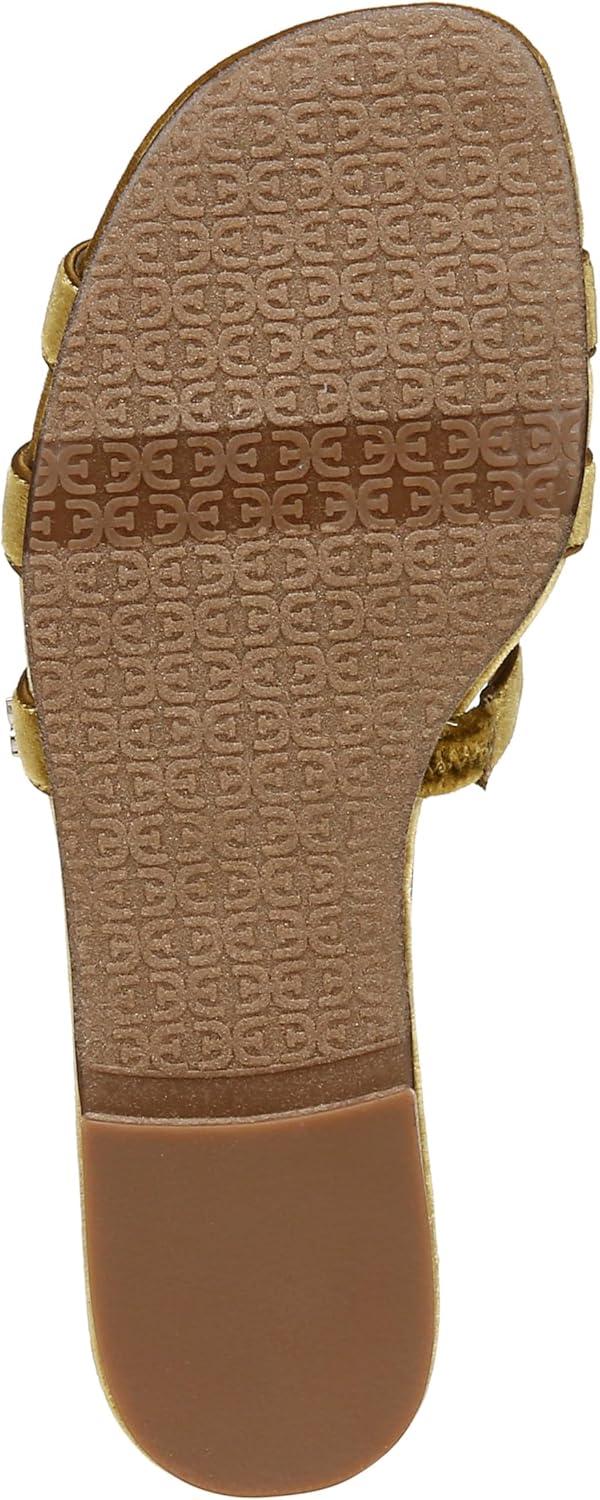 image:imageSam Edelman Womens Bay Flat SandalGreen Chartreuse Velvet