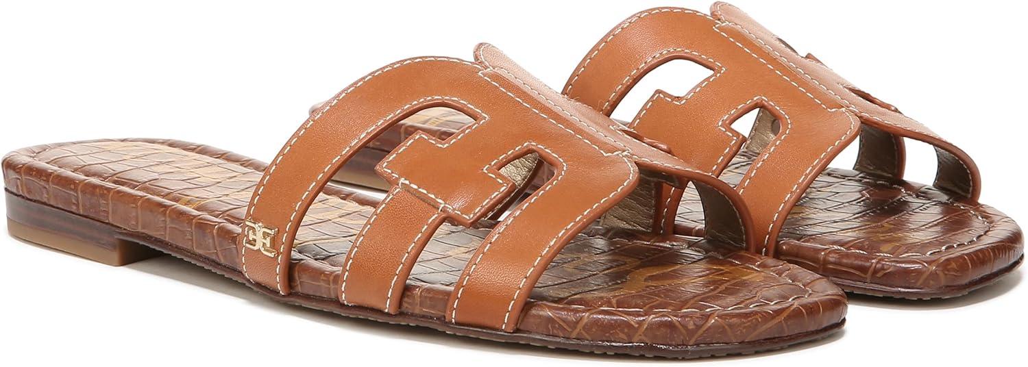image:imageSam Edelman Womens Bay Flat SandalSaddle Leather