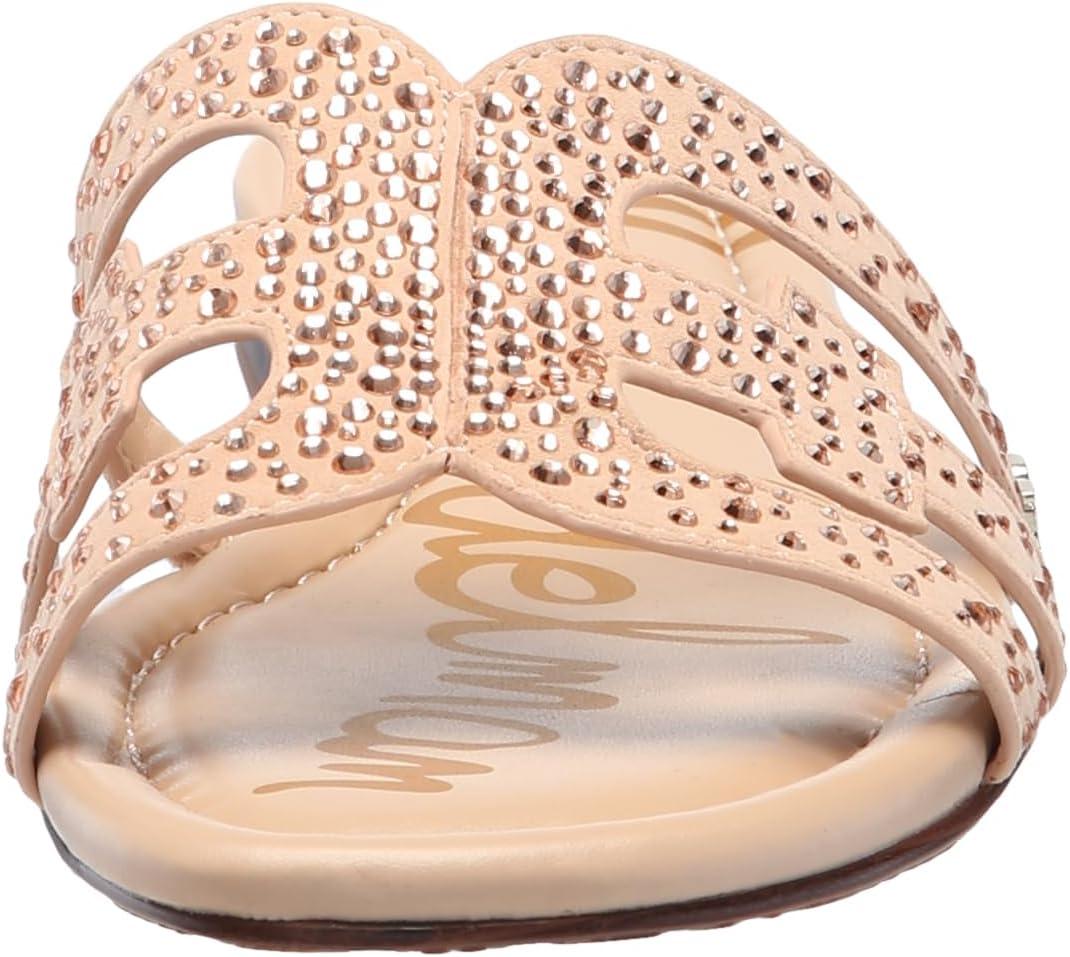 image:imageSam Edelman Womens Bay Flat SandalVintage Pink Suede Gem
