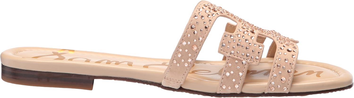 image:imageSam Edelman Womens Bay Flat SandalVintage Pink Suede Gem