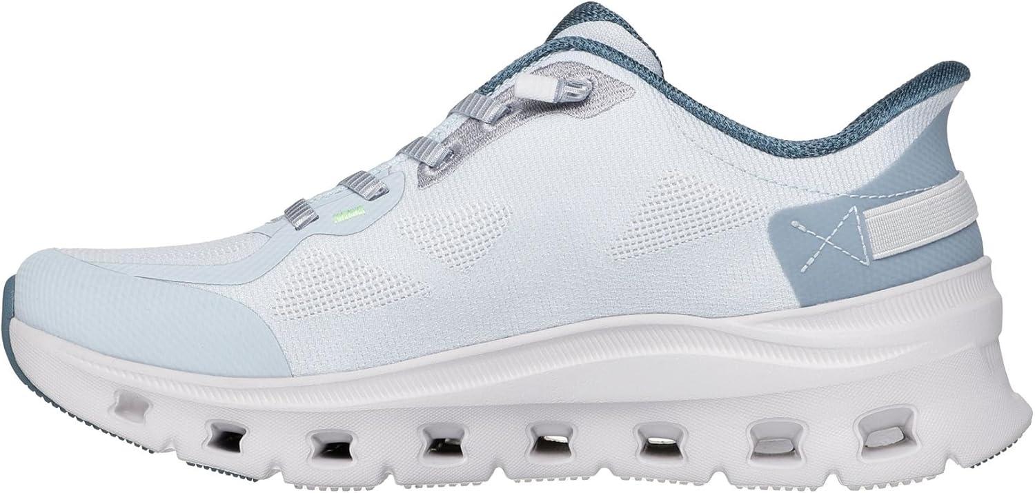 image:imageSkechers Womens GlideStep Pro Hands Free Slipins ShoesBlue Mesh Multi Trim