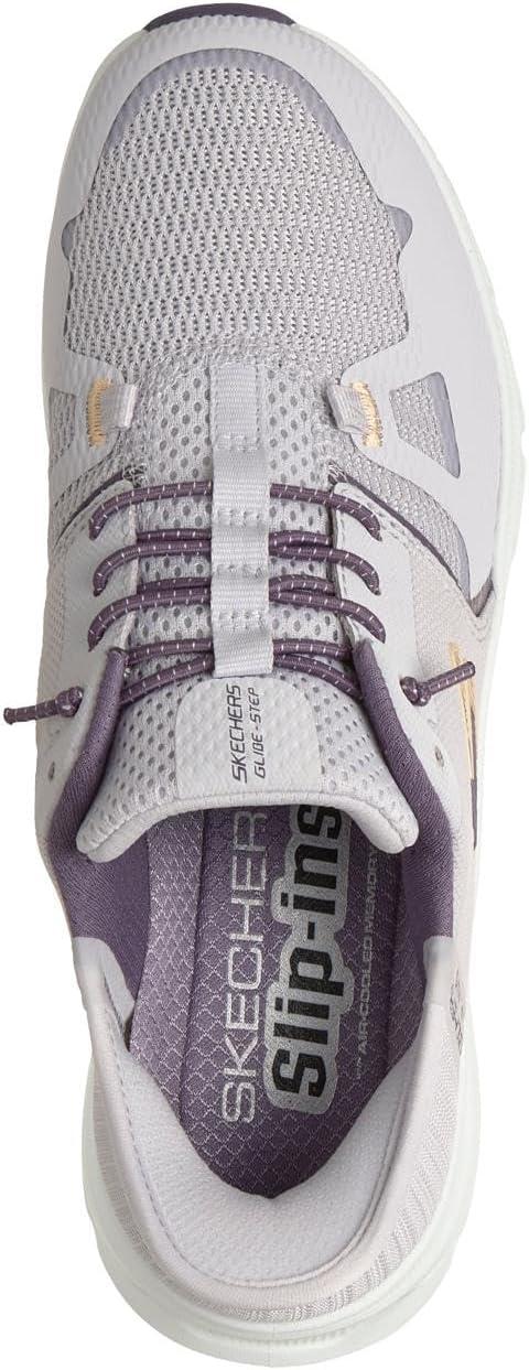 image:imageSkechers Womens GlideStep Pro Hands Free Slipins ShoesLavender Mesh Purple Trim