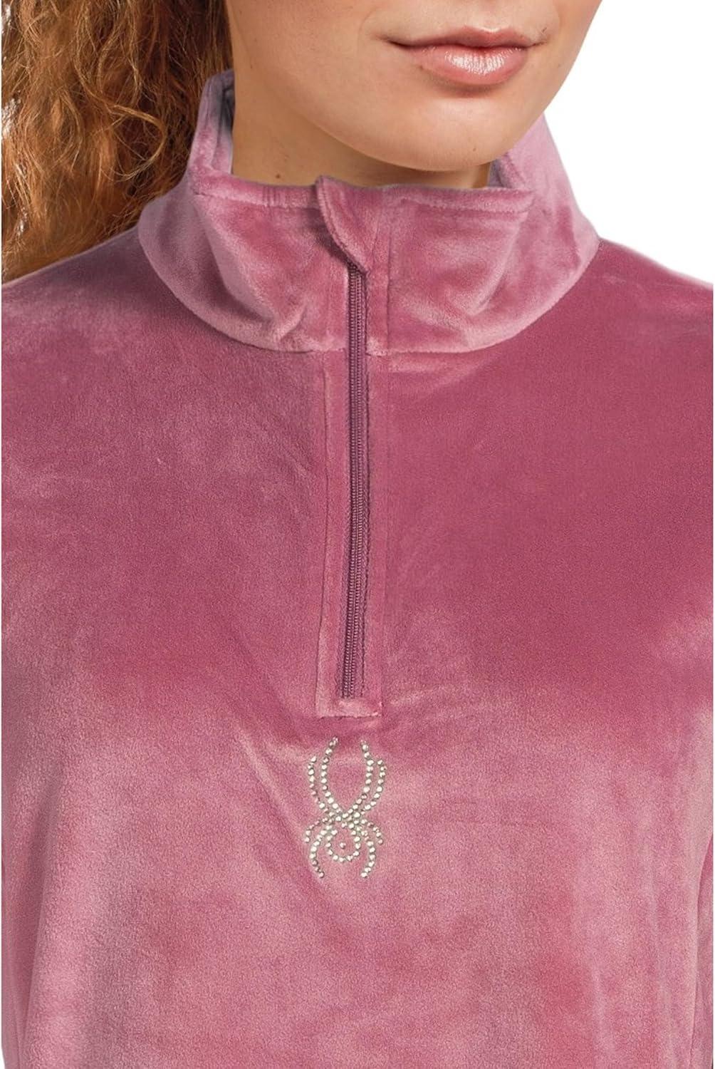 image:imageSpyder Womens Shimmer Bug Half Zip TNeck Ski Base LayerAcai