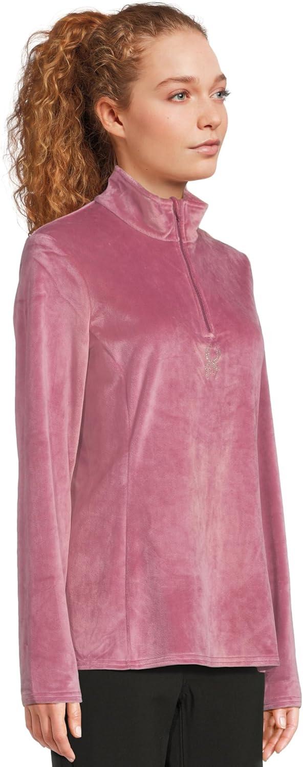 image:imageSpyder Womens Shimmer Bug Half Zip TNeck Ski Base LayerAcai