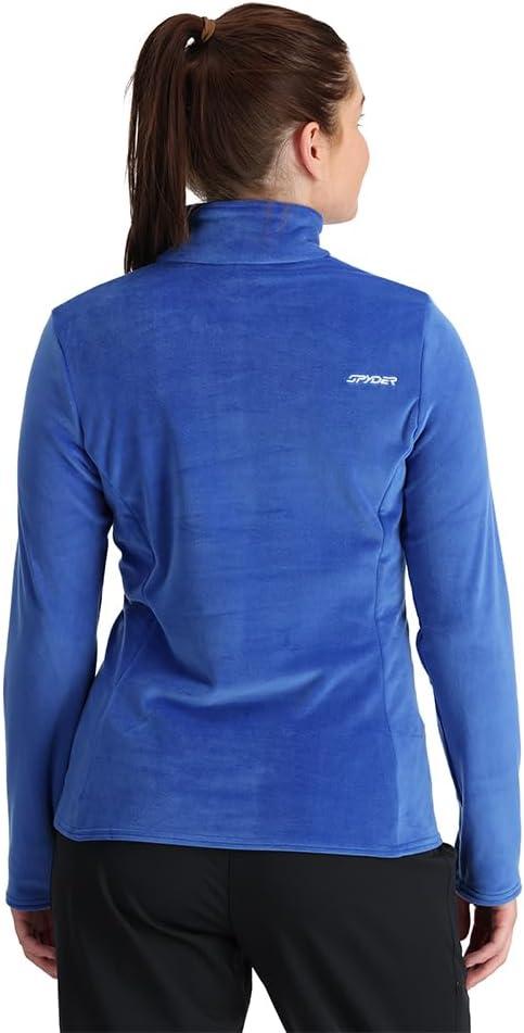image:imageSpyder Womens Shimmer Bug Half Zip TNeck Ski Base LayerElectric Blue