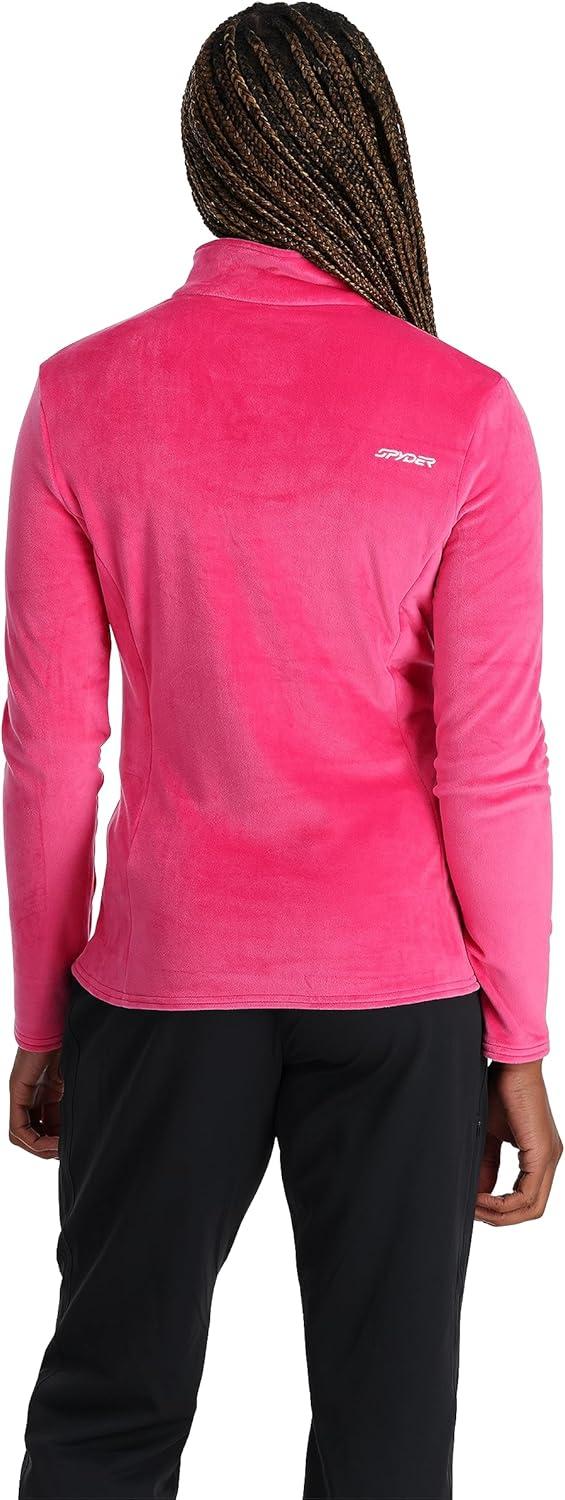 image:imageSpyder Womens Shimmer Bug Half Zip TNeck Ski Base LayerPink