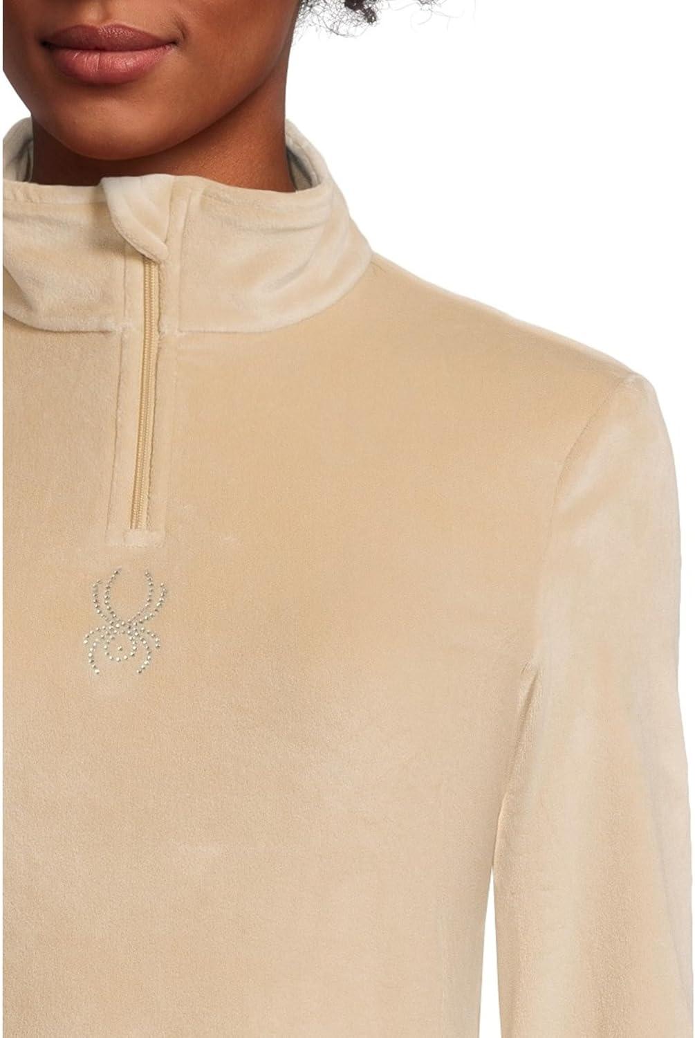 image:imageSpyder Womens Shimmer Bug Half Zip TNeck Ski Base LayerSanddune