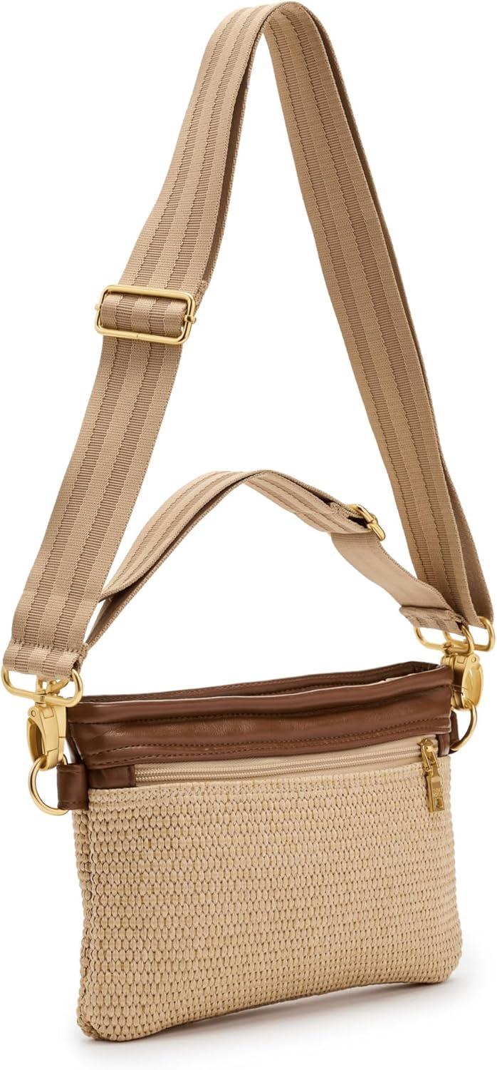 image:imageThink Royln Womens Yacht Bum Bag 20Dune Raffia