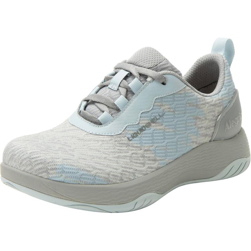 image:imageAlegria Women In8 Sneakers Wide Toe Box Natural Toe Shape Supportive Athletic ShoesDusty Blue