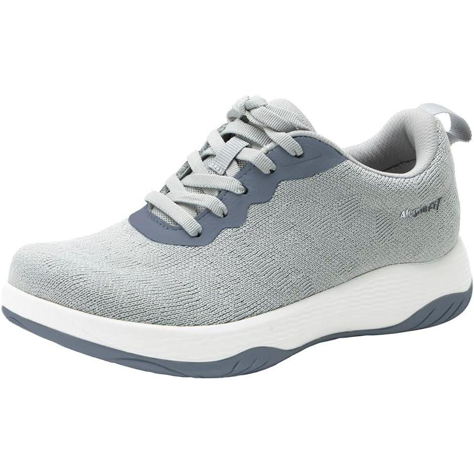image:imageAlegria Women In8 Sneakers Wide Toe Box Natural Toe Shape Supportive Athletic ShoesMuted Grey