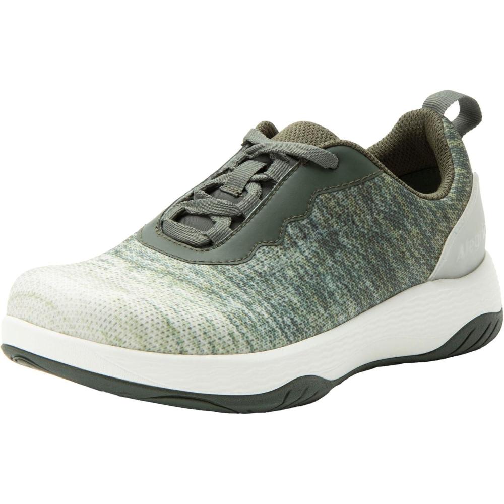 image:imageAlegria Women In8 Sneakers Wide Toe Box Natural Toe Shape Supportive Athletic ShoesOmbre Green