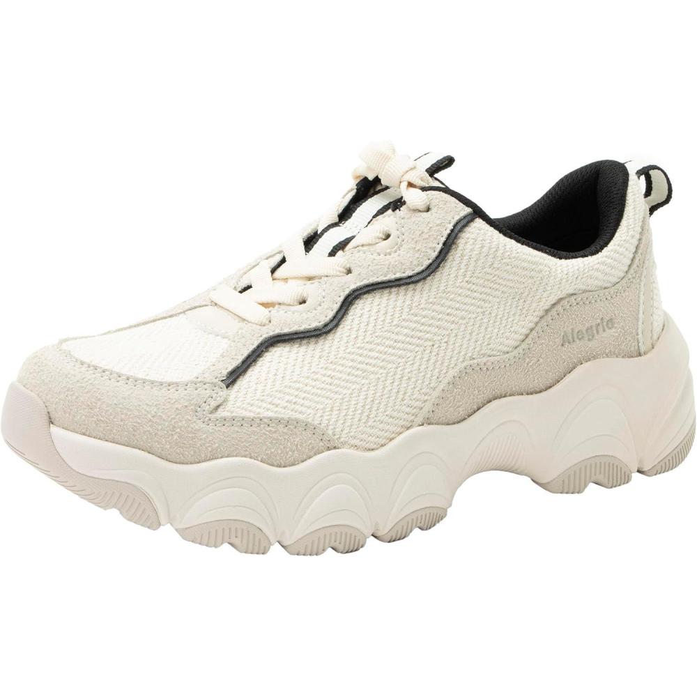 image:imageAlegria Womens Sleek Joy Fashion Casual Sport Slipon SneakerUnbleached Linen