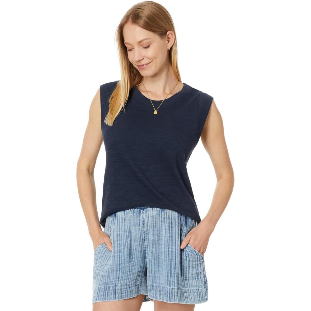 image:imageFaherty Womens Heritage Slub Muscle TankNavy Blazer