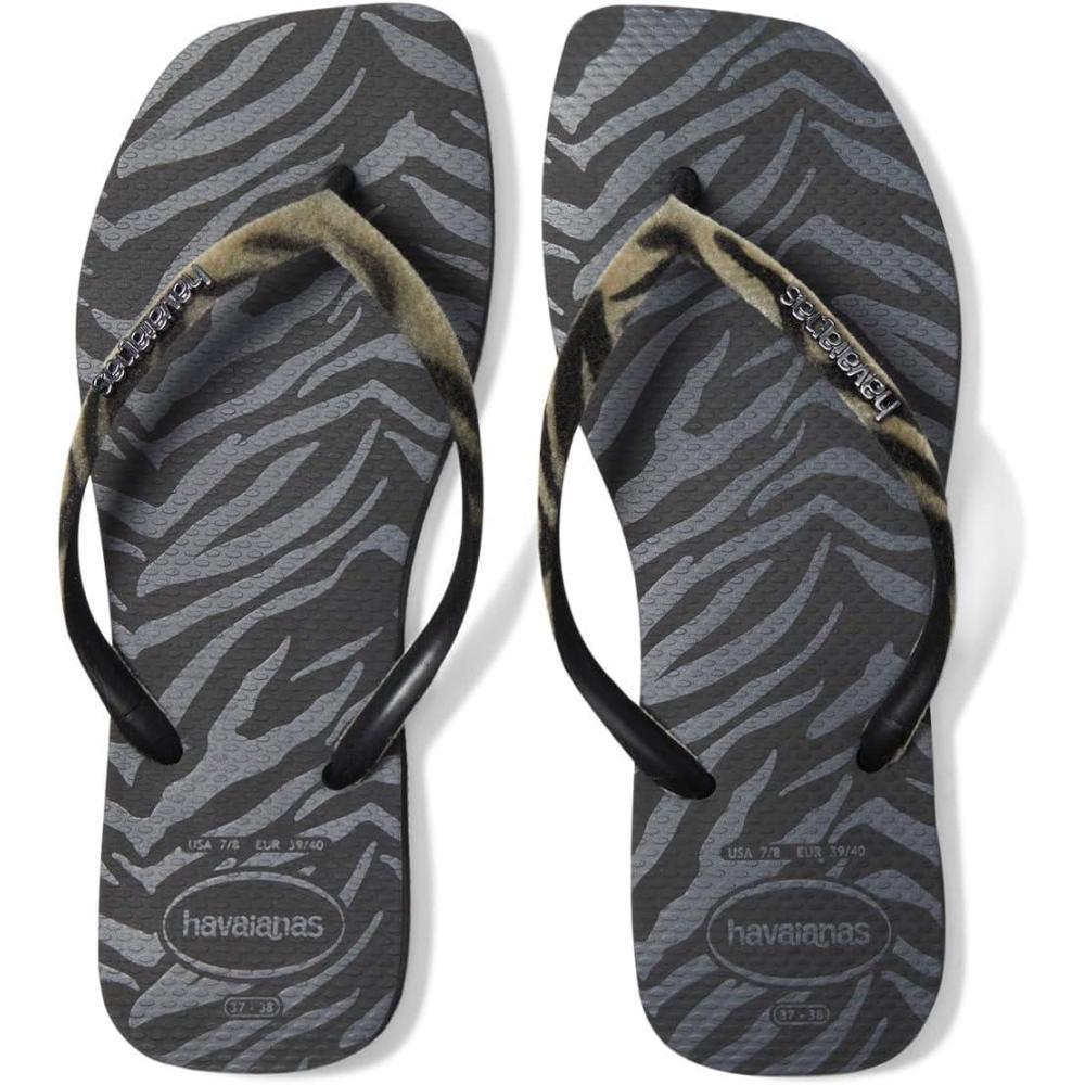 image:imageHavaianas womens Slim Square Velvet SandalsBlack