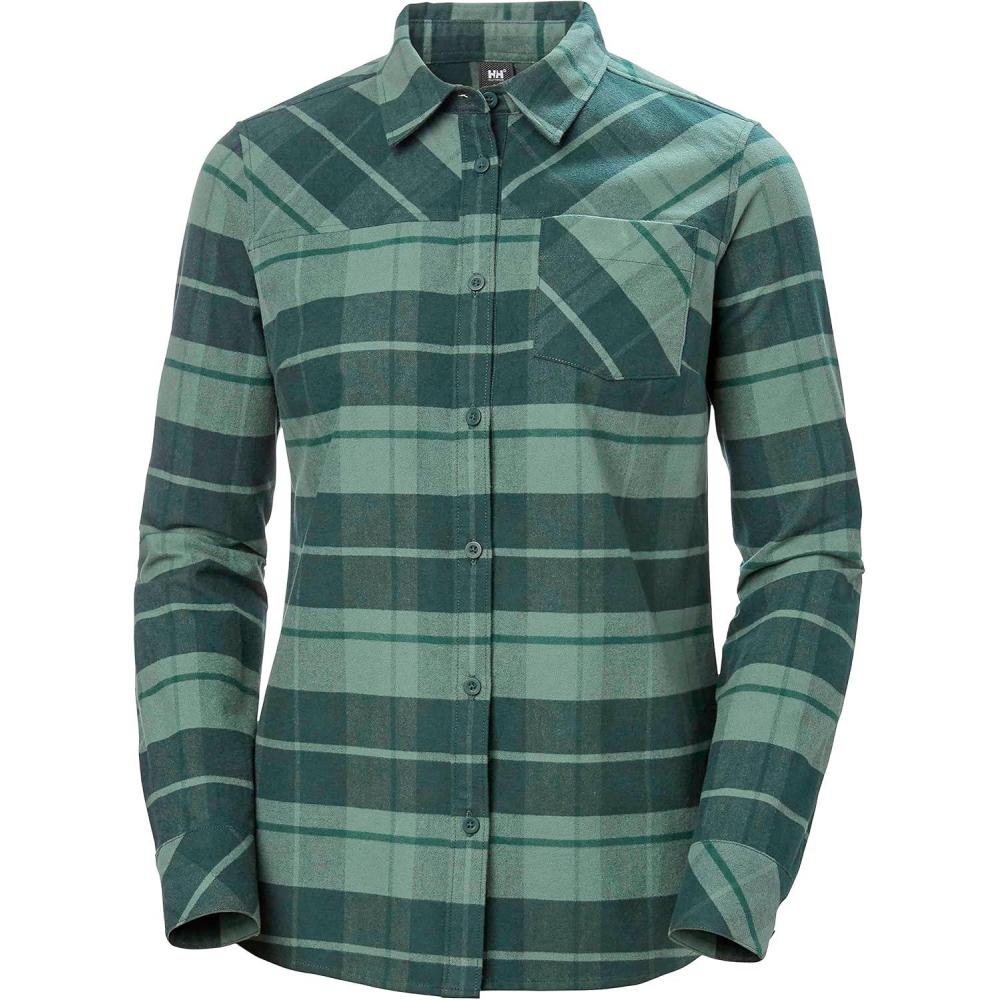 image:imageHellyHansen Womens Classic Check Ls Shirt495 Darkest Spruce