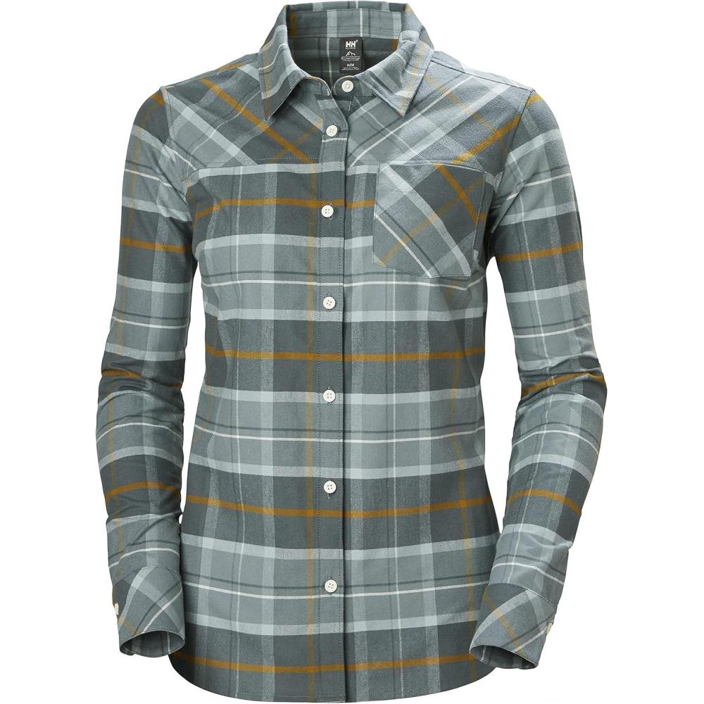 image:imageHellyHansen Womens Classic Check Ls Shirt591 Trooper Pine Plaid